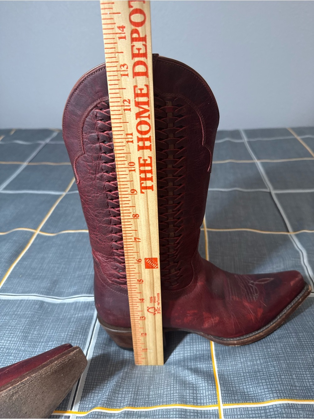 👠Shyanne Woman’s Deep Red Cowboy Boots Made Well. Size 8 - Picture 7 of 10